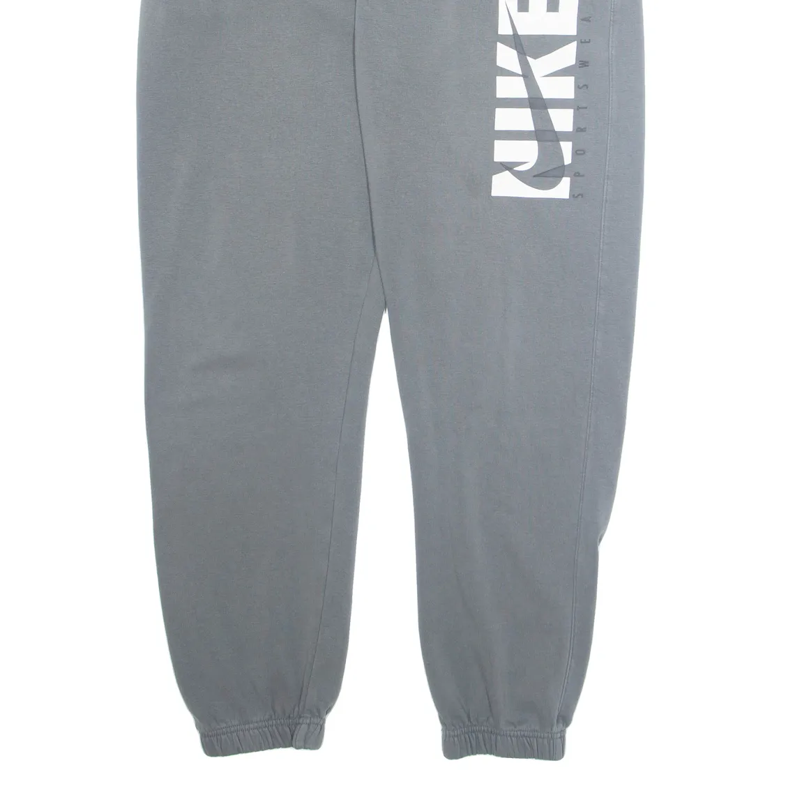 NIKE Mens Joggers Grey Tapered L W30 L28