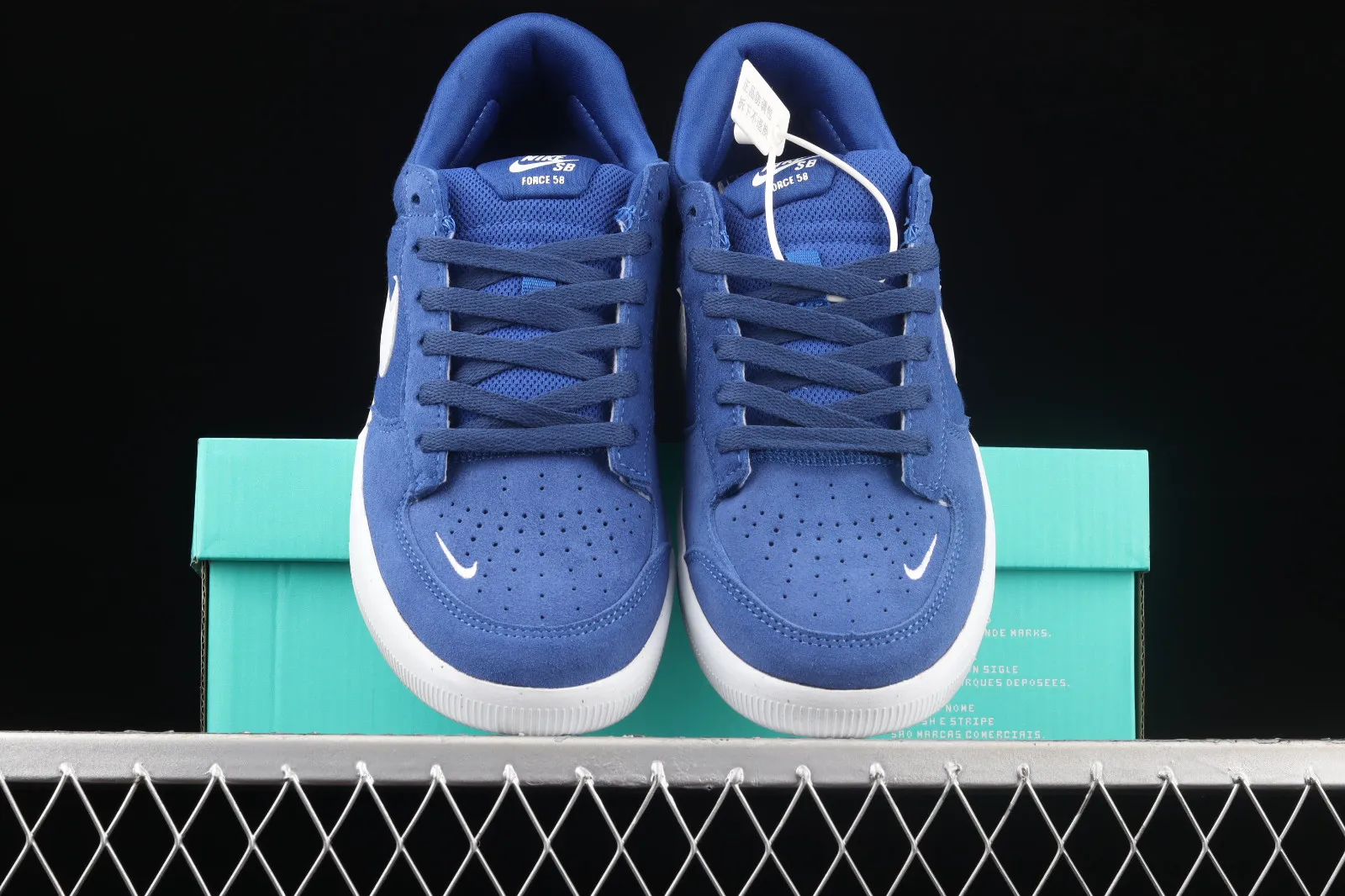 Nike SB Force 58 Canvas Blue White Casual Shoes CZ2959-800