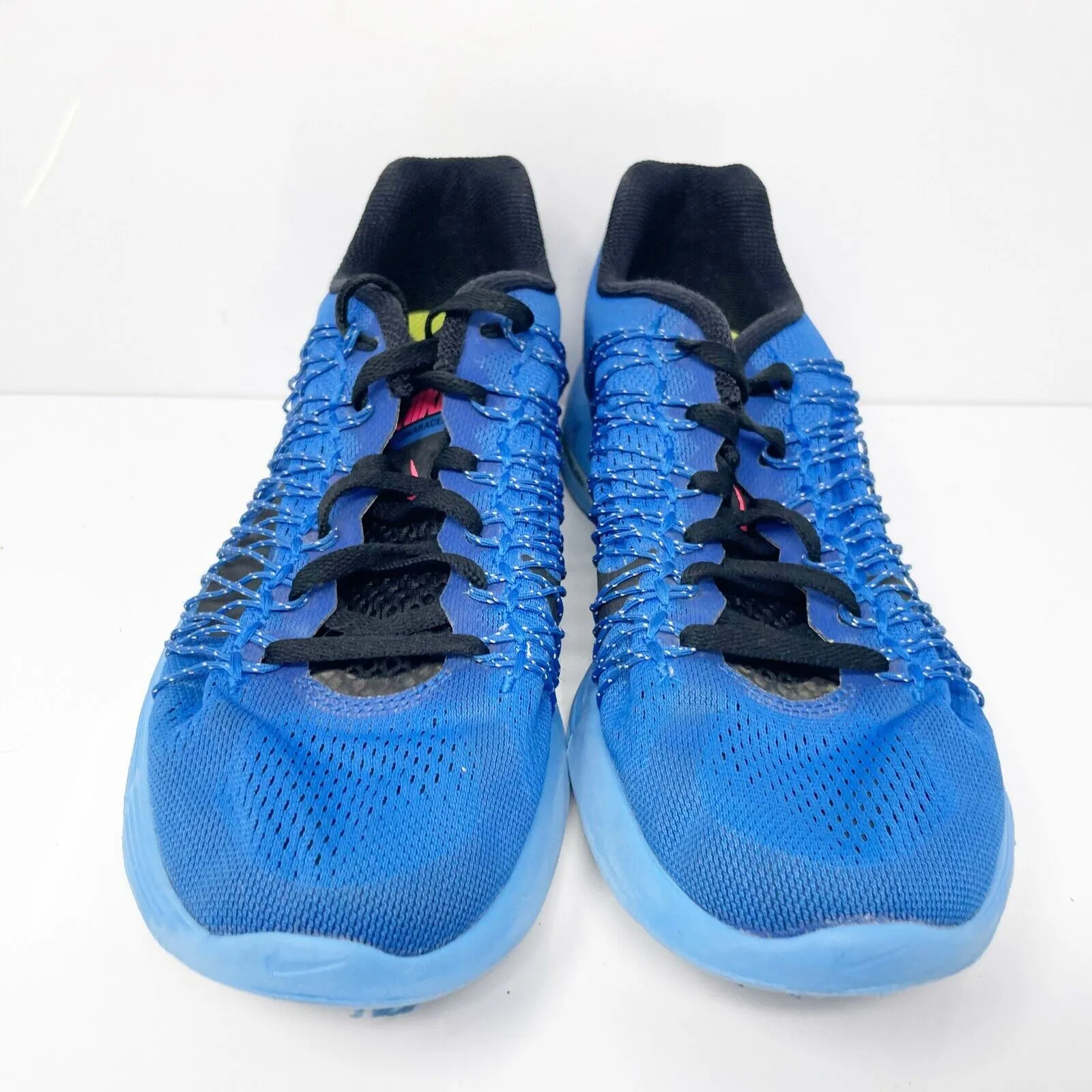 Nike Womens Lunaracer Plus 3 Flywire 554683-404 Blue Running Shoes Sneakers Sz 8