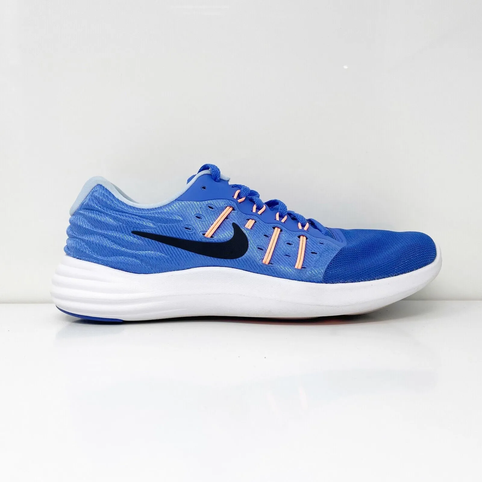 Nike Womens Lunarstelos 844736-402 Blue Running Shoes Sneakers Size 8.5