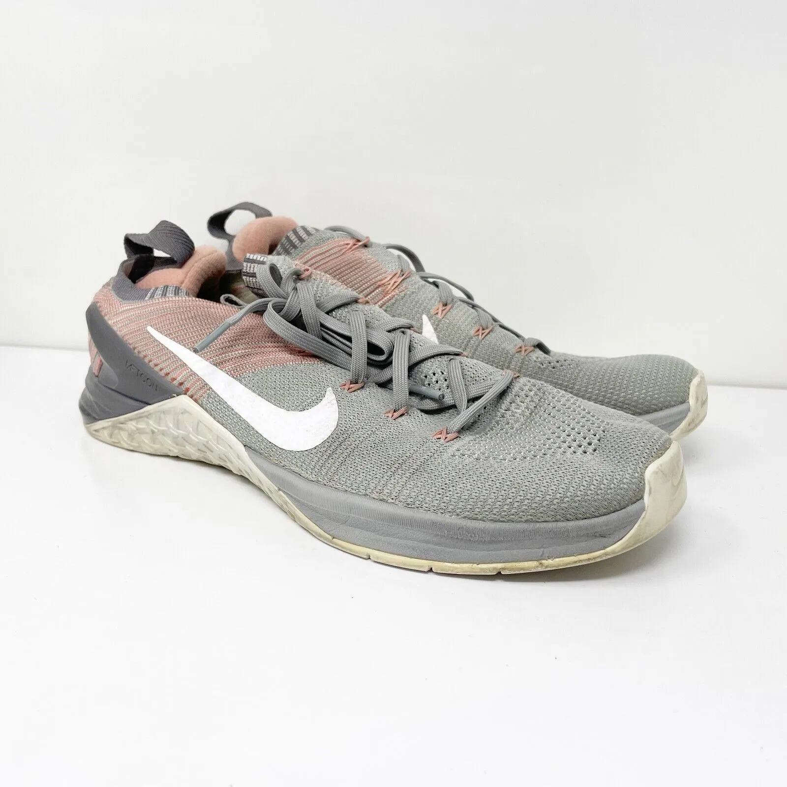 Nike Womens Metcon DSX Flyknit 2 924595-002 Gray Running Shoes Sneakers Size 11