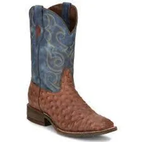 Nocona Boots - Men's Java Tan Ostrich Print Boots (HR5601)