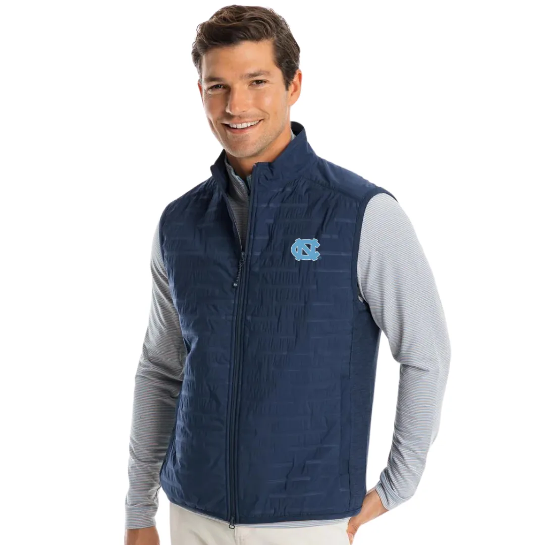 North Carolina Tar Heels Men's Navy Vest by Southern Tide