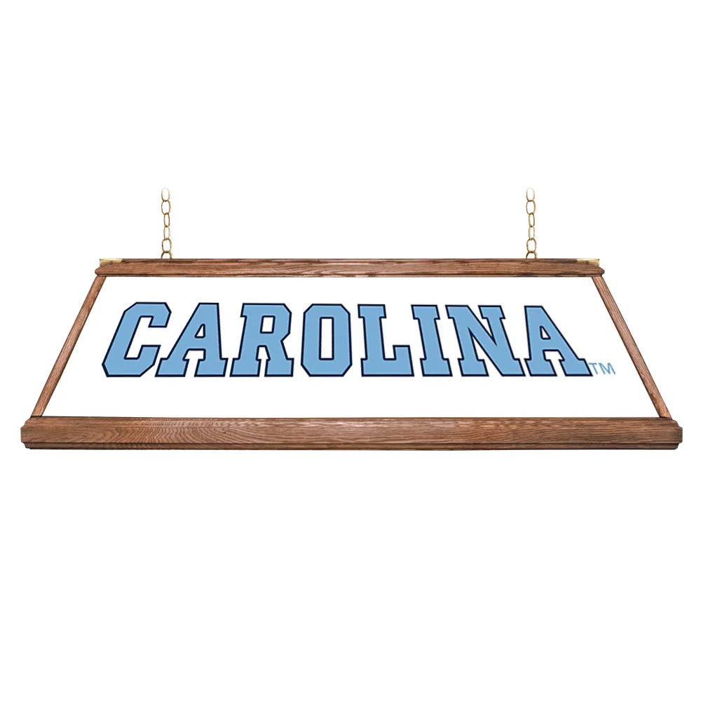 North Carolina Tar Heels: Premium Wood Pool Table Light White