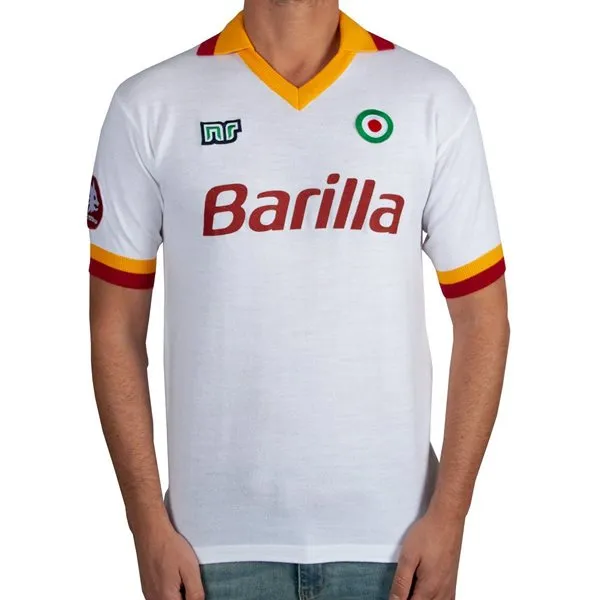 NR Nicola Raccuglia - AS Roma Away Shirt 1986-1987 + Number 7 (Conti)