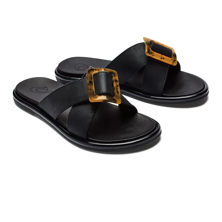 Olukai Women's La'i Slide Black - Buy Now