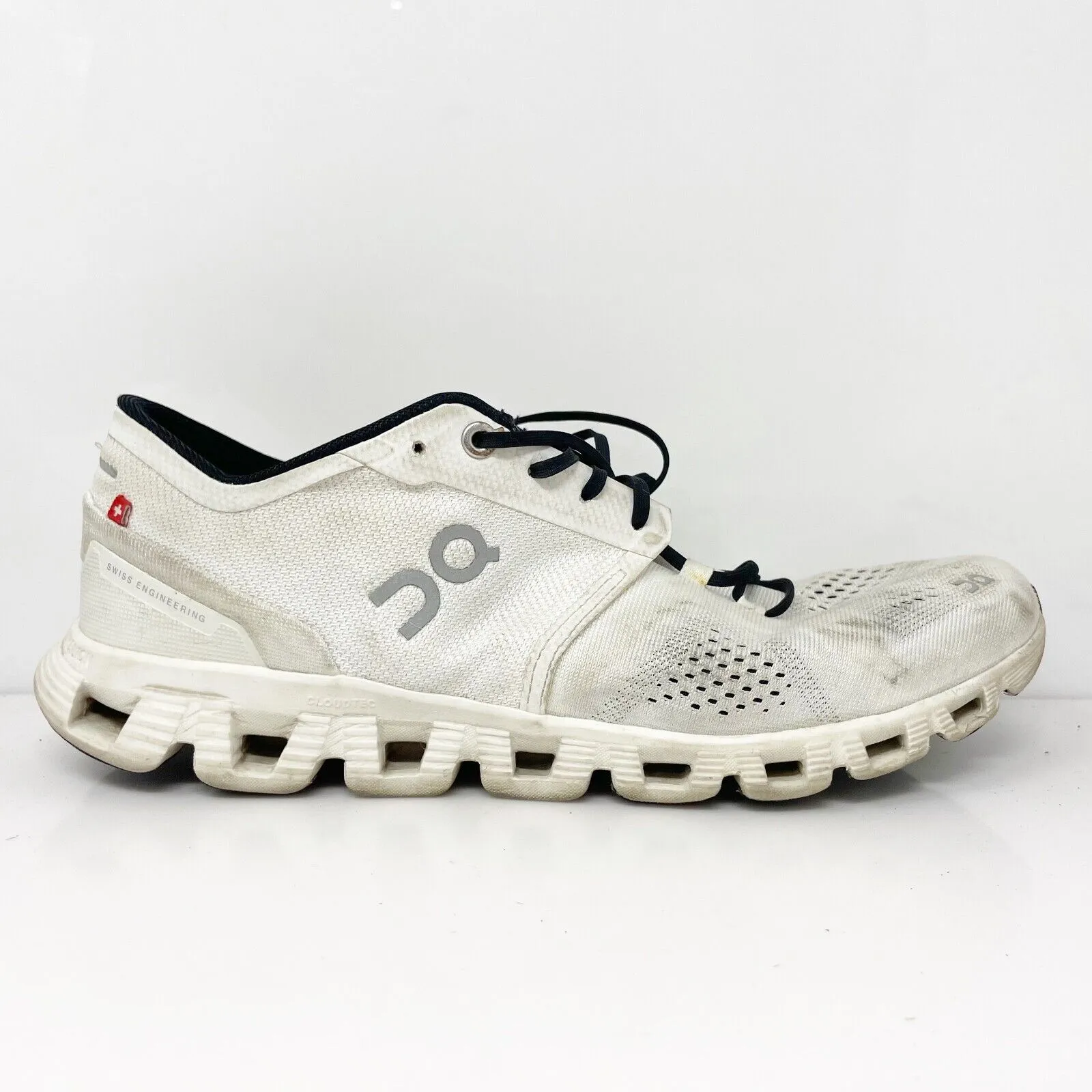 On Mens Cloud X White Running Shoes Sneakers Size 9.5