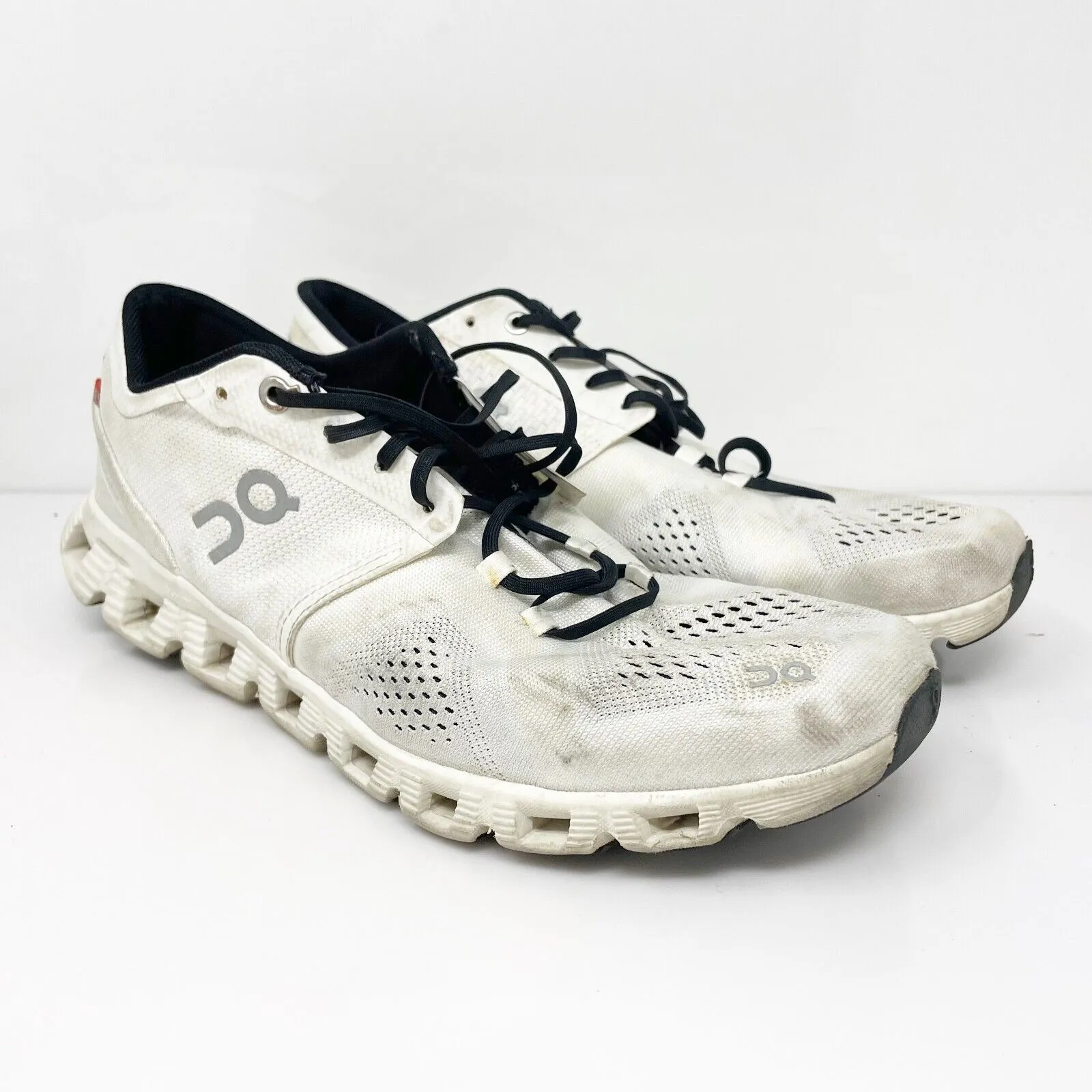 On Mens Cloud X White Running Shoes Sneakers Size 9.5