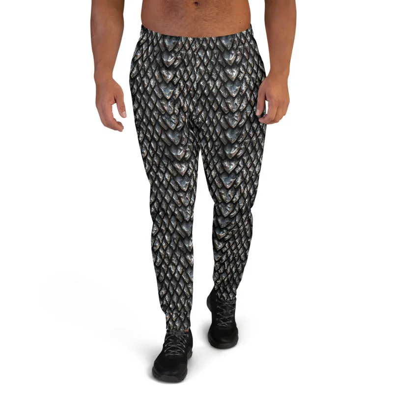 Onyx Dragon Scale Men's Slim Fit Joggers