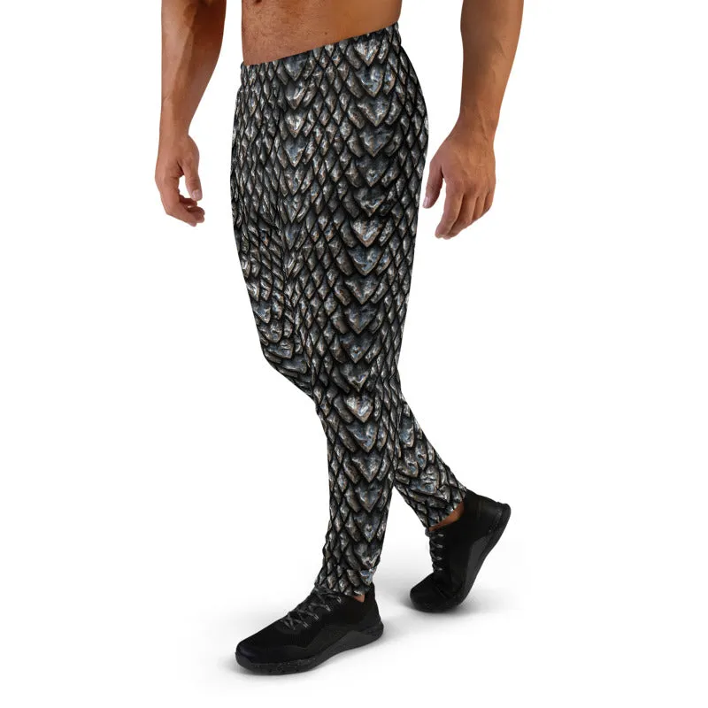 Onyx Dragon Scale Men's Slim Fit Joggers