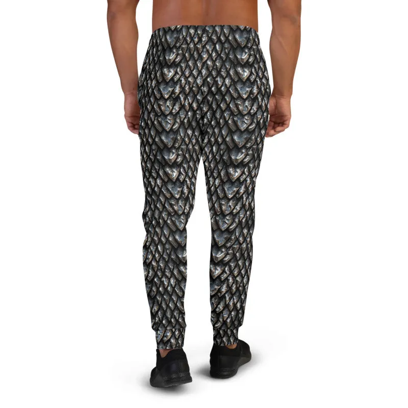 Onyx Dragon Scale Men's Slim Fit Joggers