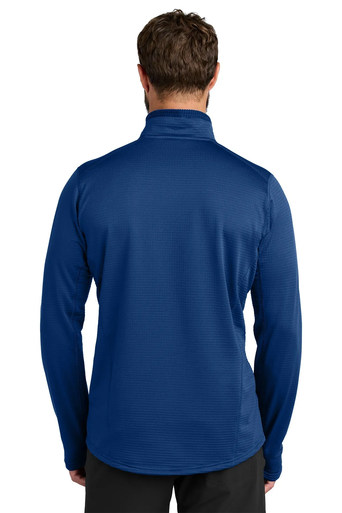 Outdoor Research Tech Grid 1/4-Zip Custom Fleeces, Galaxy Blue