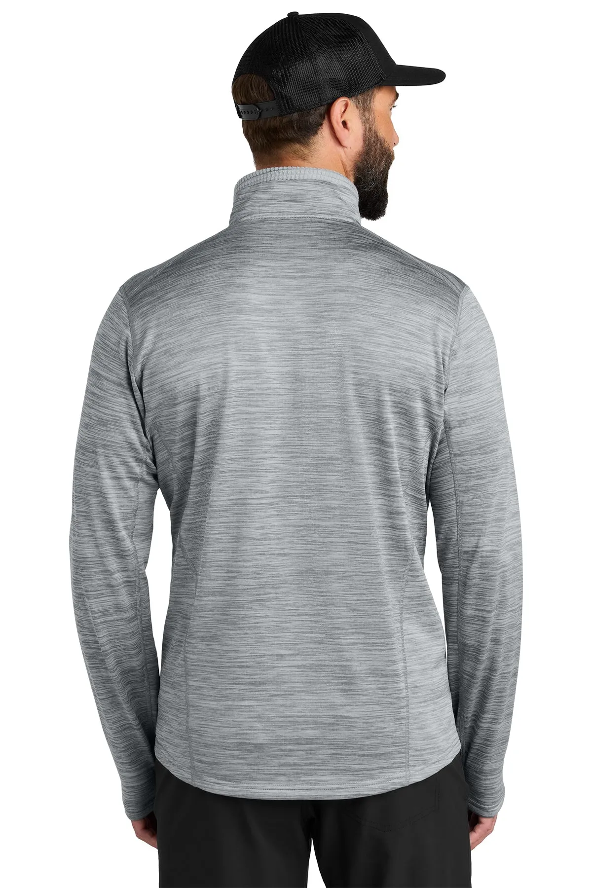 Outdoor Research Tech Grid 1/4-Zip Custom Fleeces, Grey Heather