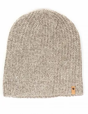 Ovik Melange Beanie Hat - Ecru