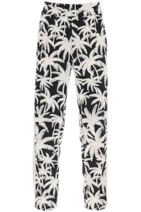 Palm Angels    Palm Angels Joggers With Palms Print