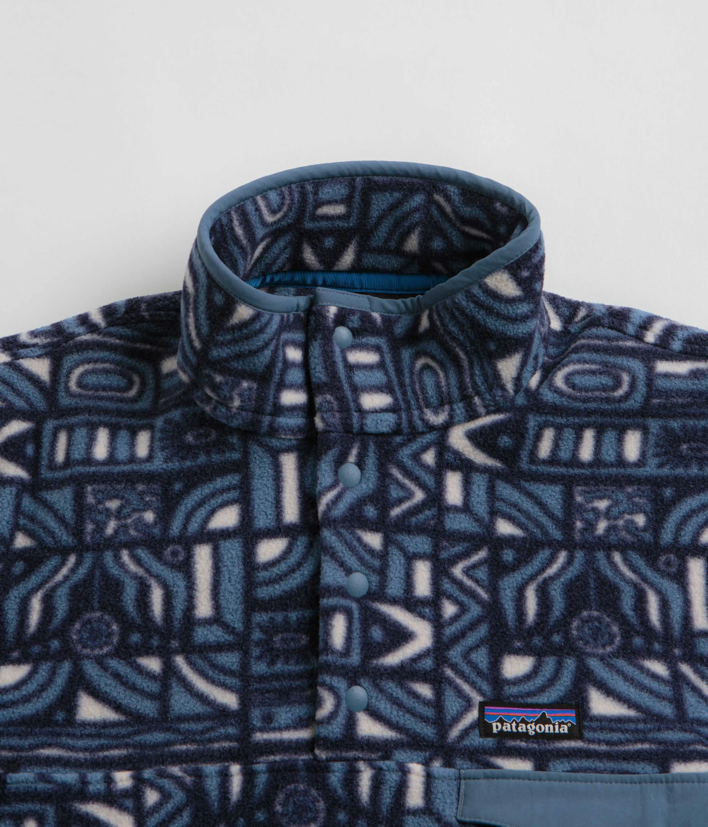 Patagonia Lightweight Synchilla Snap-T Fleece - New Visions: New Navy