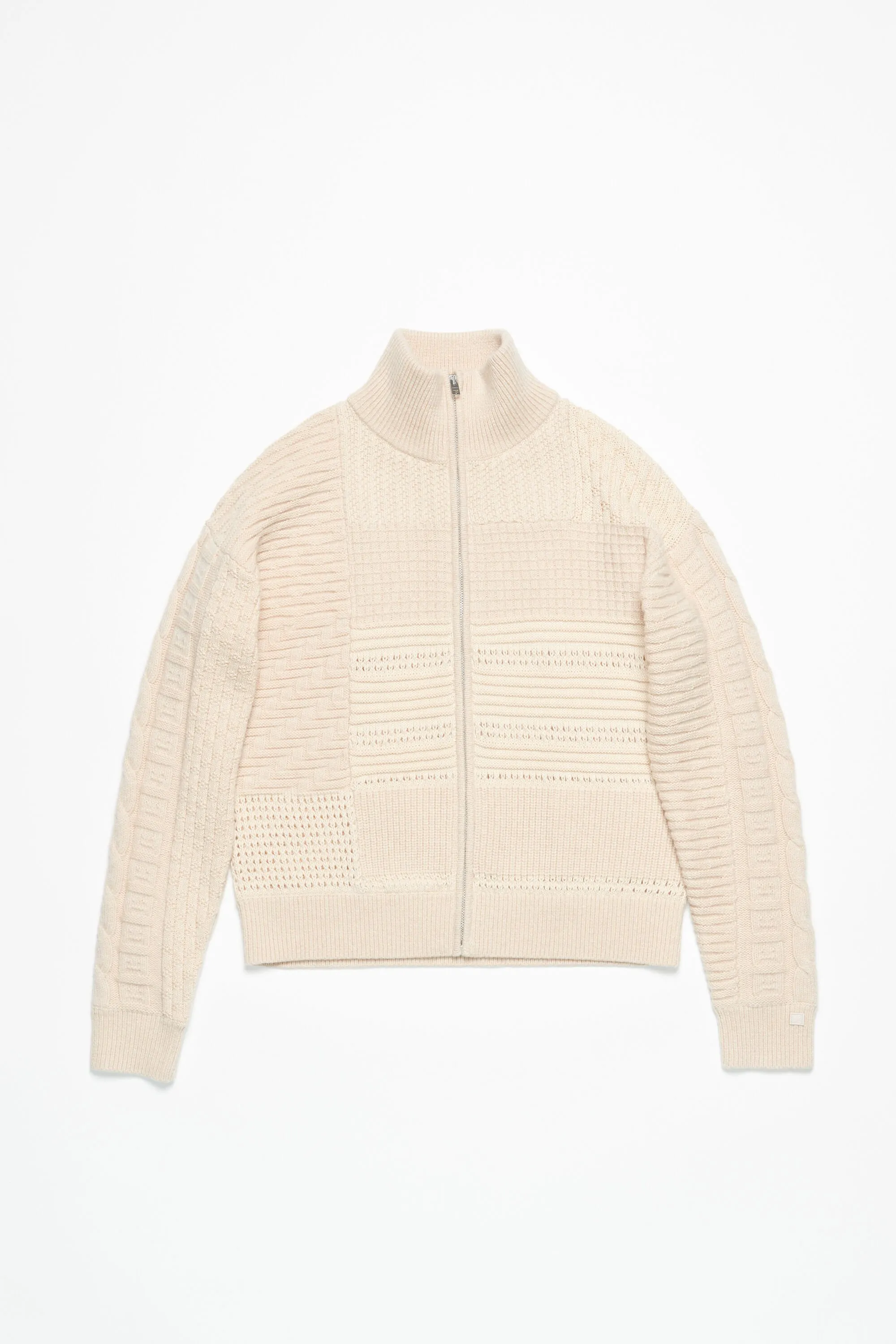 Patchwork knit cardiganUnisex 