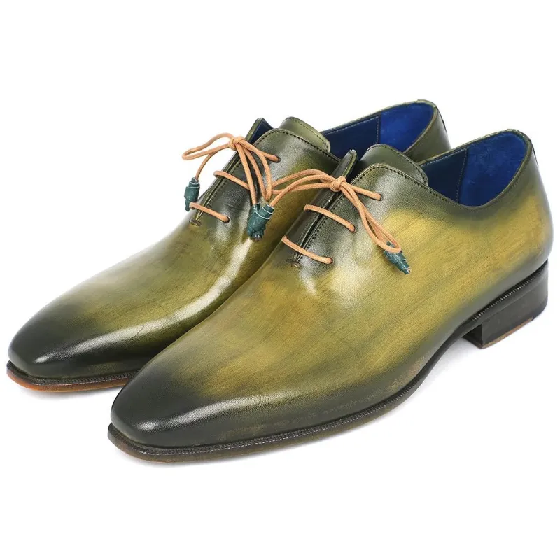 Paul Parkman Wholecut Oxfords Green