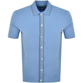 Paul Smith Shirt Sleeve Shirt Blue