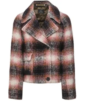 Fashionable Paul Smith Short Check Coat