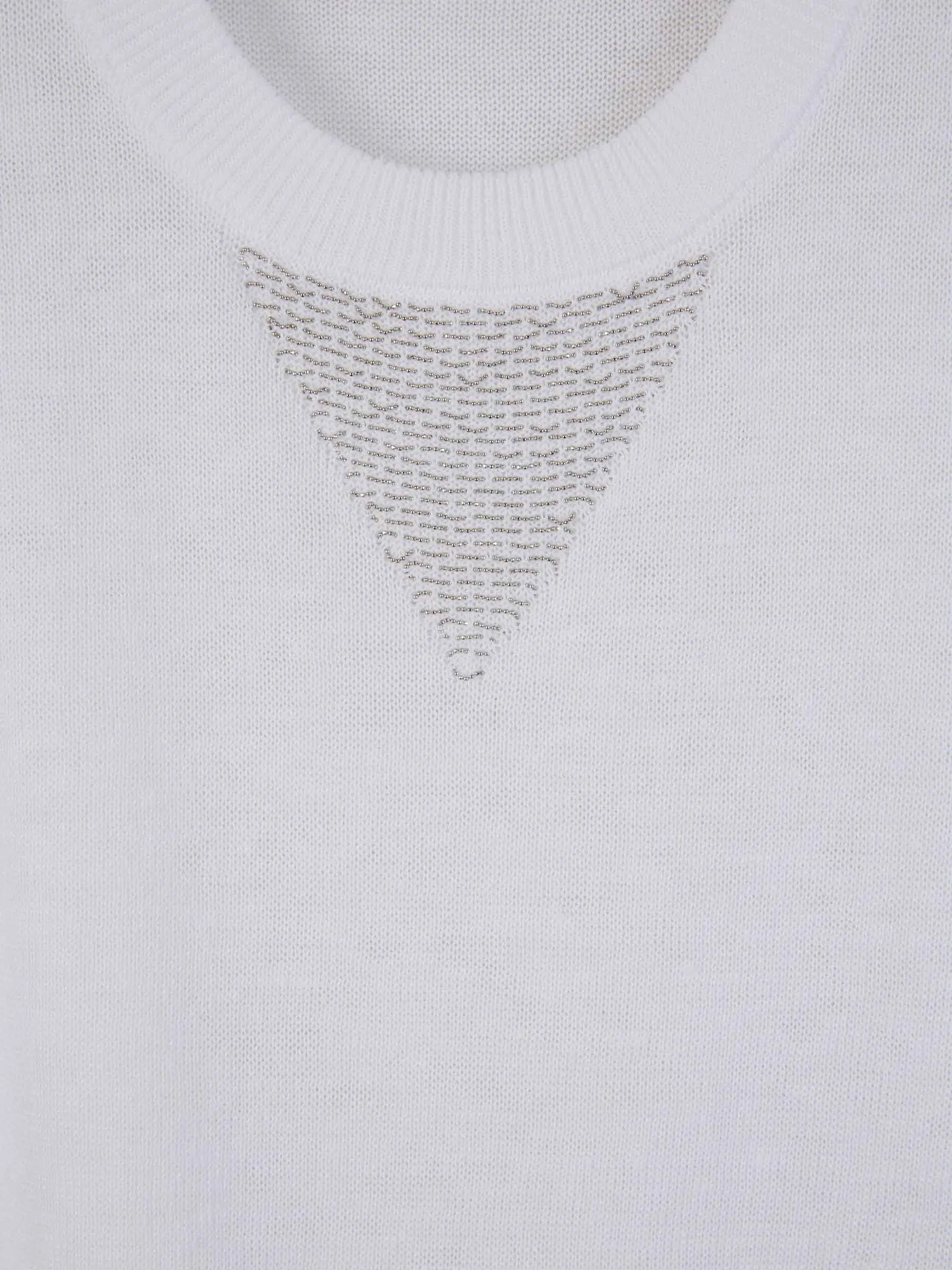 Peserico Metallic Knit Top 