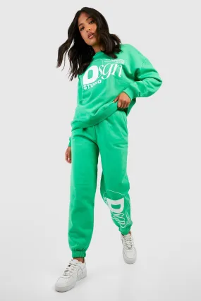 Petite Design Studio Slogan Oversized Tracksuit