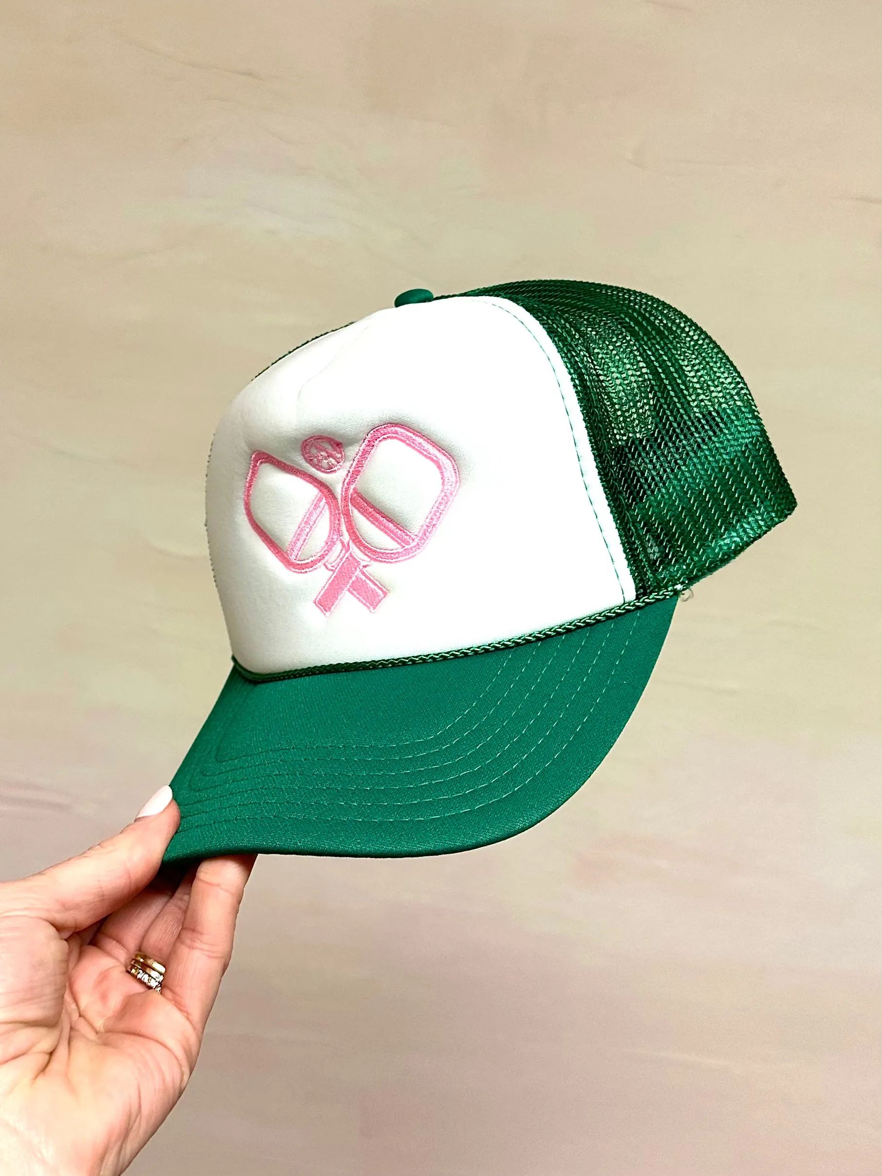 Pickleball In Pink Trucker Hat