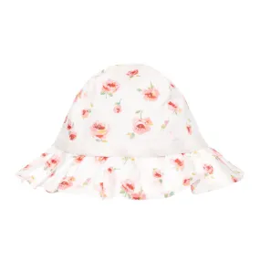 Pink Liberty Print Baby Hat