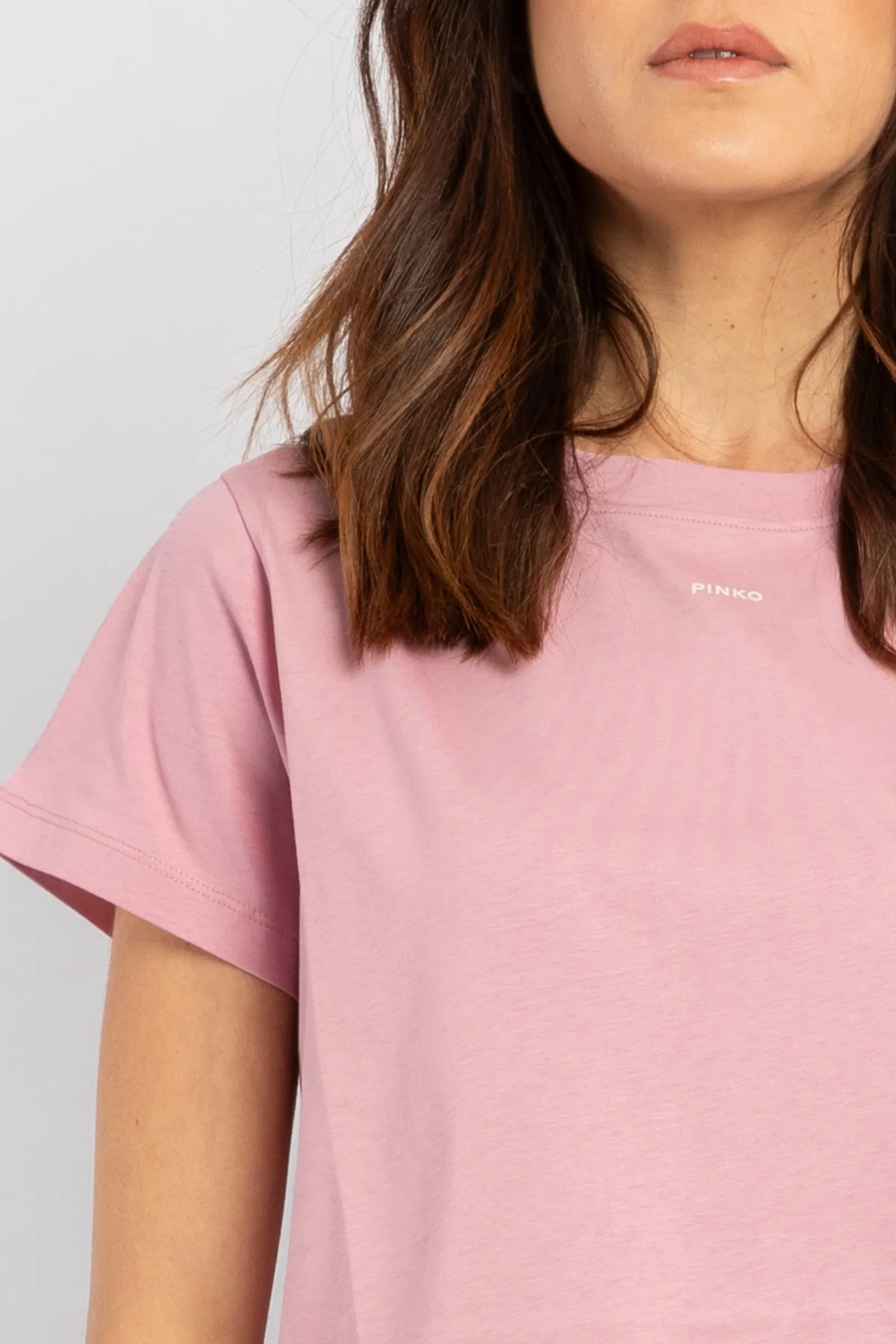 Pinko Micro Logo Basic T-shirt