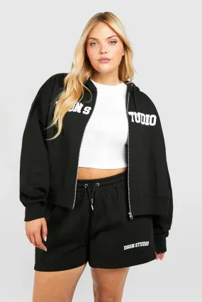 Plus Dsgn Studio Zip Up Short Tracksuit