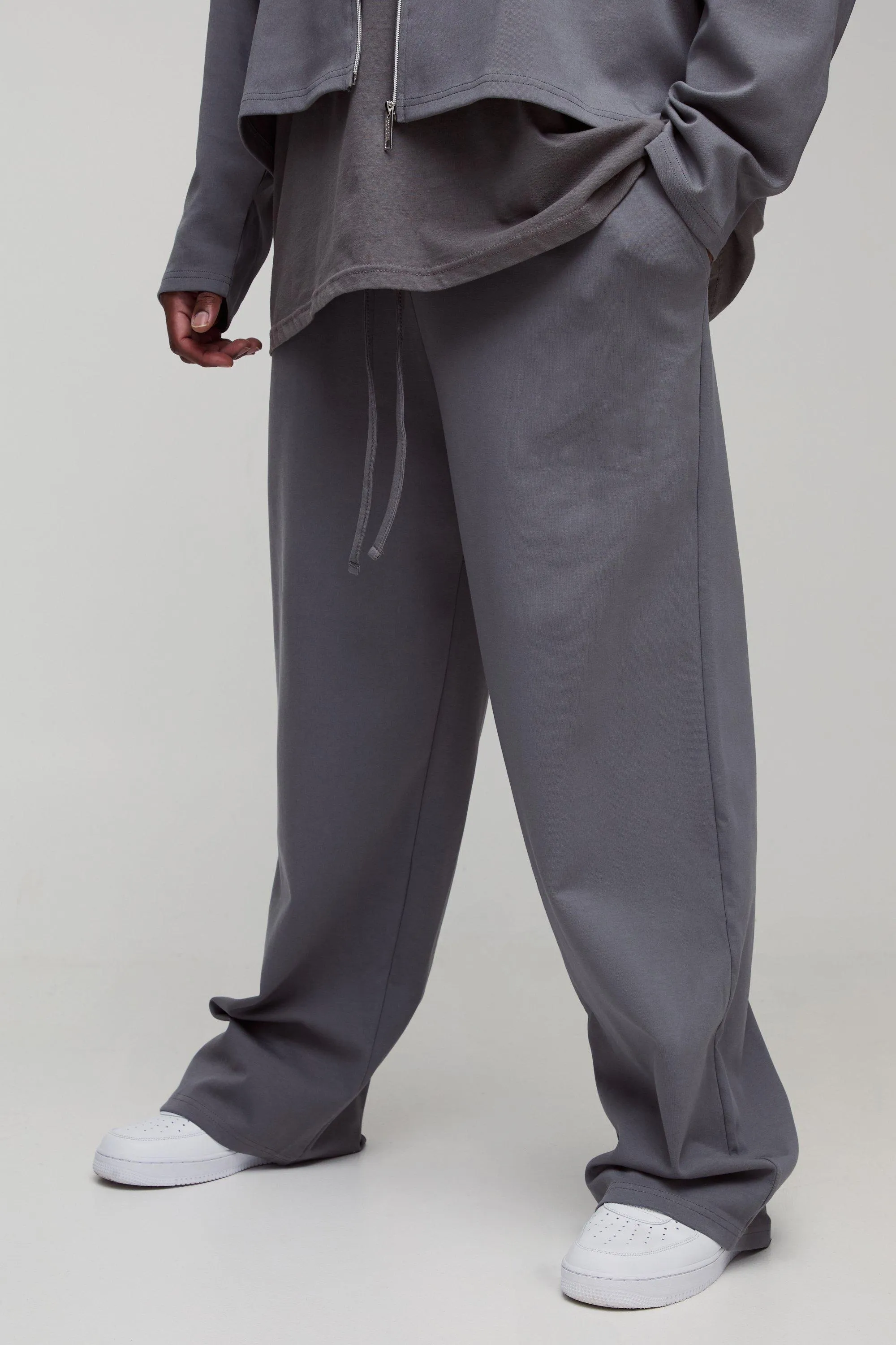 Plus Smart Interlock Relaxed Fit Trousers