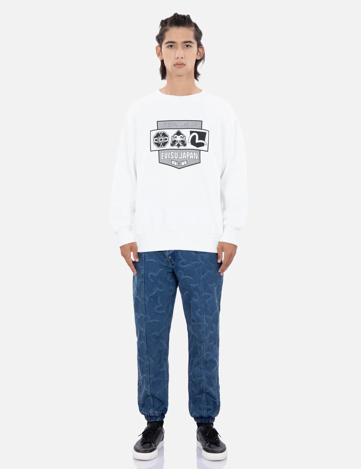 Pocket Graphic Print Sweatshirt