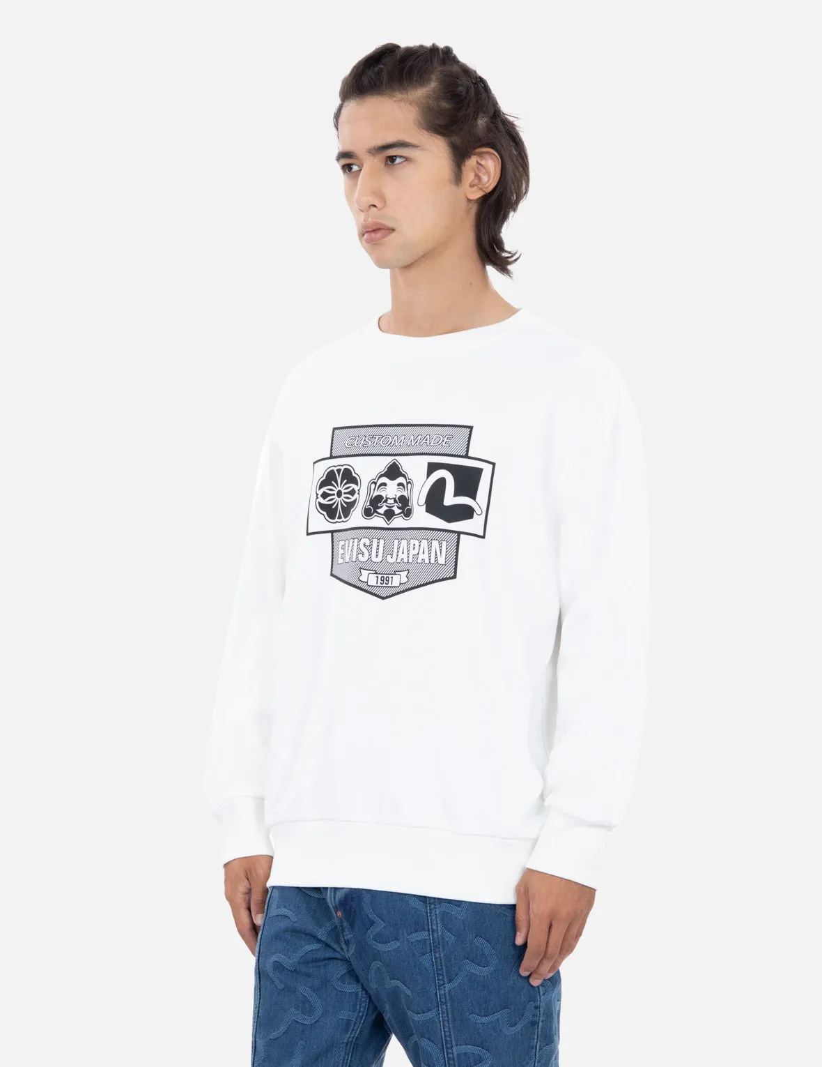 Pocket Graphic Print Sweatshirt