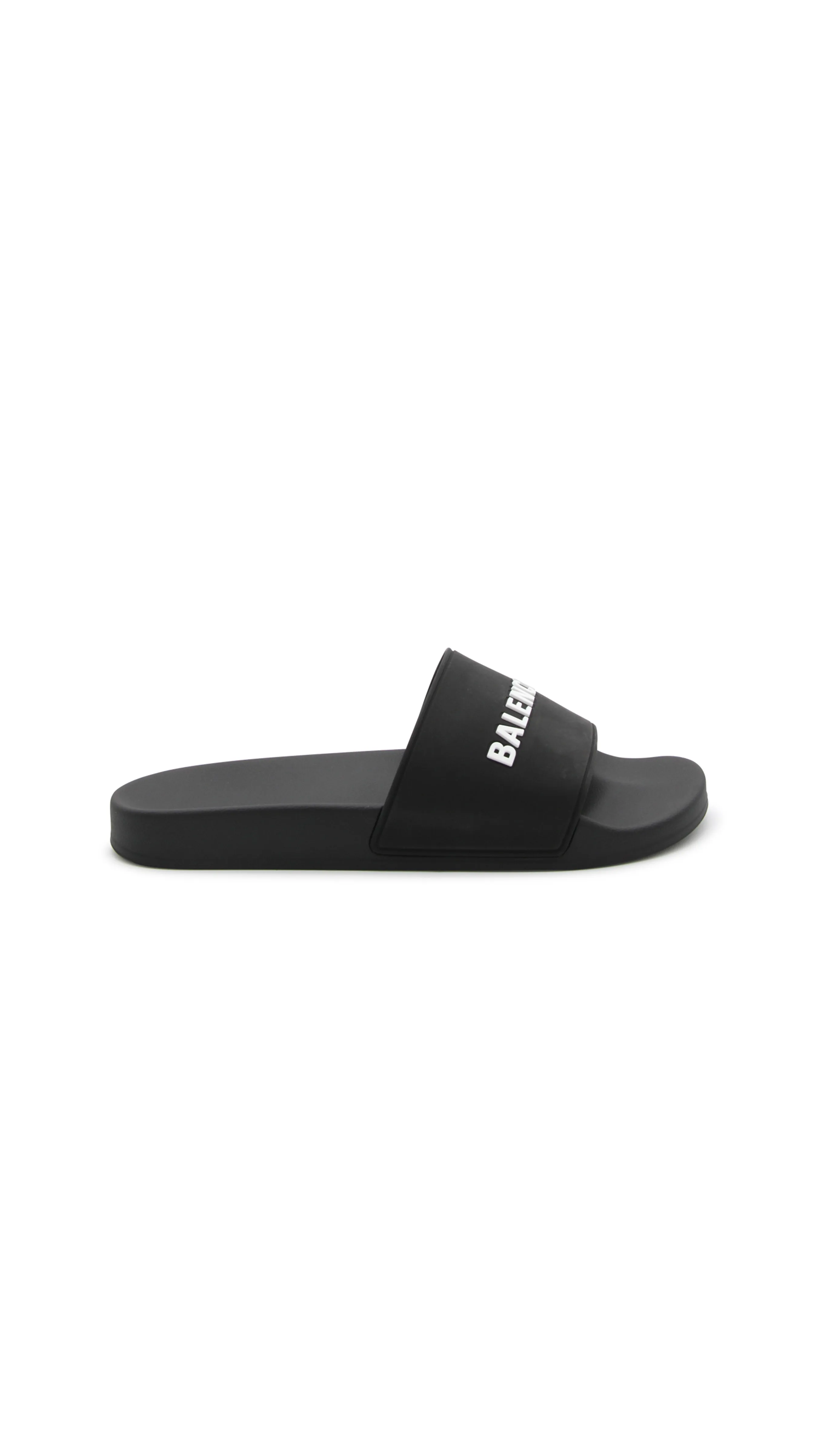 Black Pool Slide Sandal