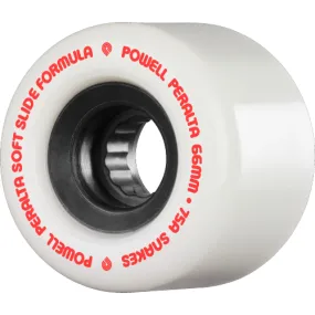 Powell Peralta SSF Snakes Wheels White - 66mm 75A