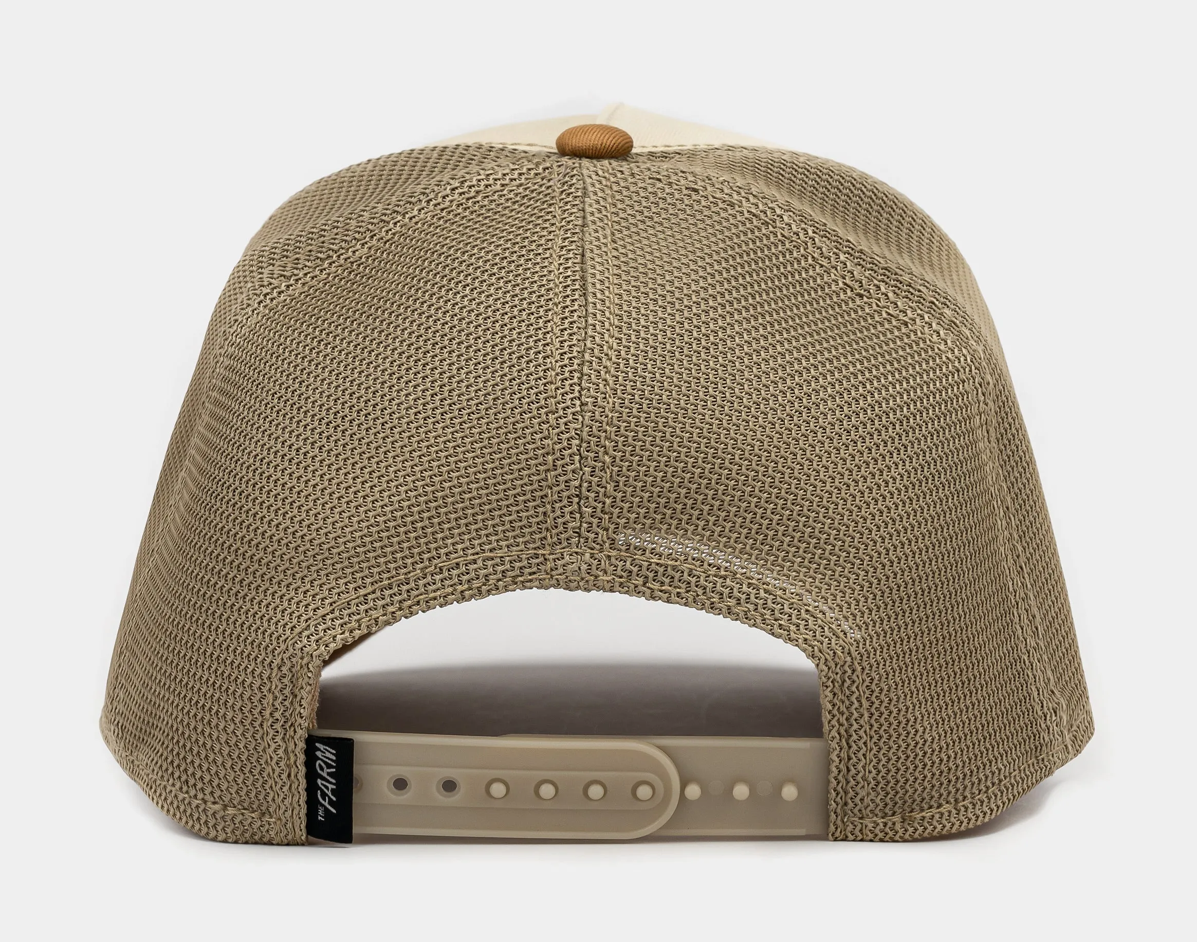 Premium Pantera Trucker Hat for Men in Khaki/Yellow