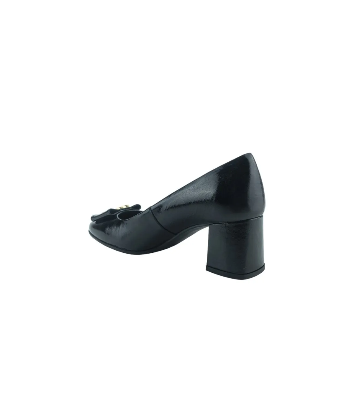 Ragazza Leather Heels- Black 043