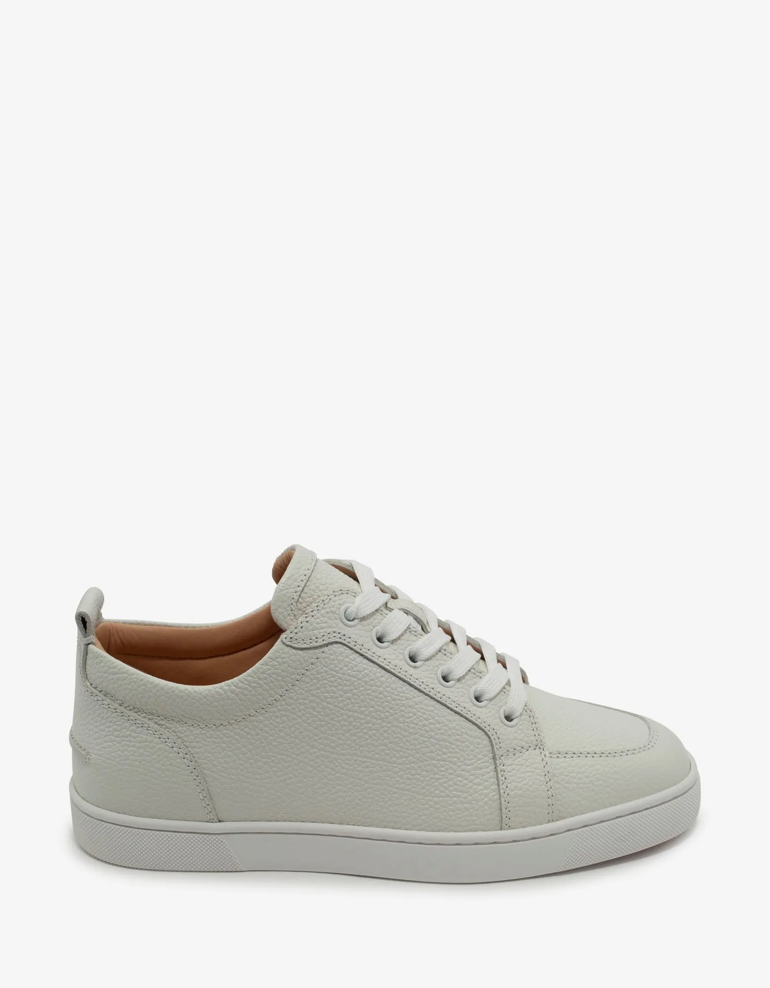 Rantulow Latte Grain Leather Trainers -