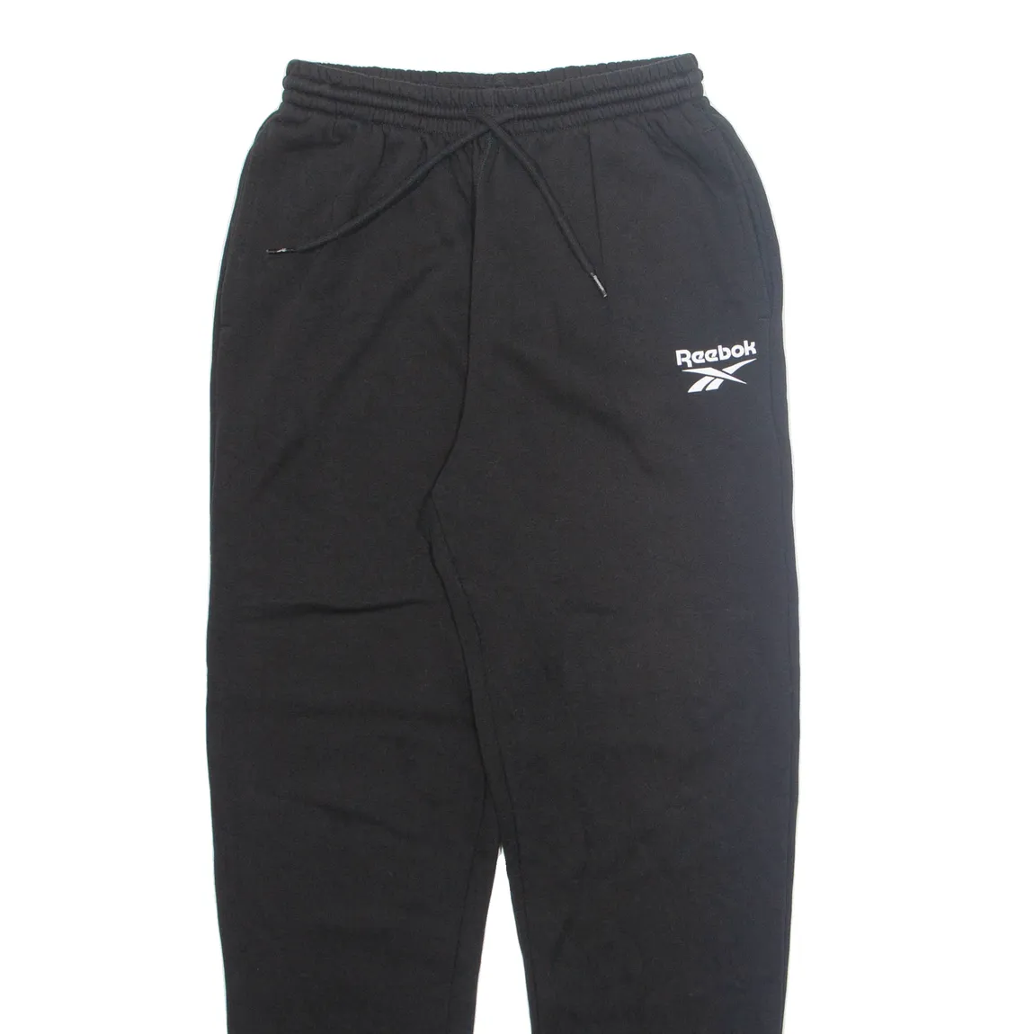 REEBOK Mens Joggers Black Tapered XS W24 L27