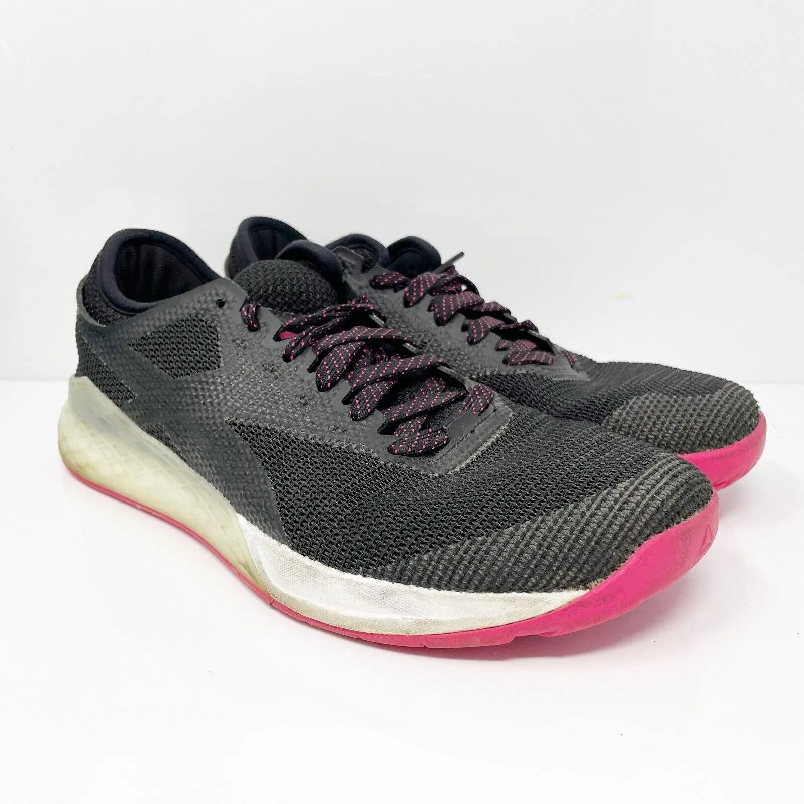 Reebok Womens Nano 9 H00758 Black Running Shoes Sneakers Size 8