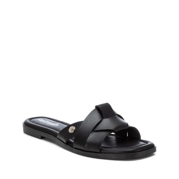 Refresh 171551 Black Women's Flat Sandals