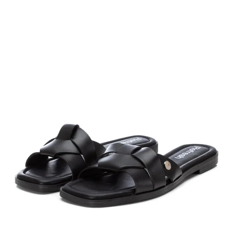 Refresh 171551 Black Women's Flat Sandals