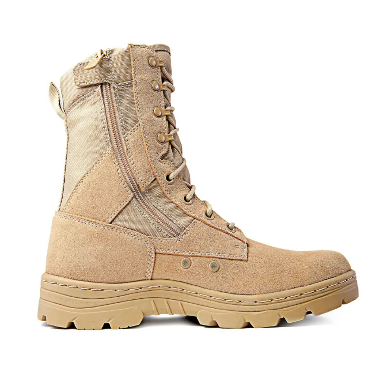 Ridge Footwear Men’s Dura-Max Side Zipper 8” Tactical Boots