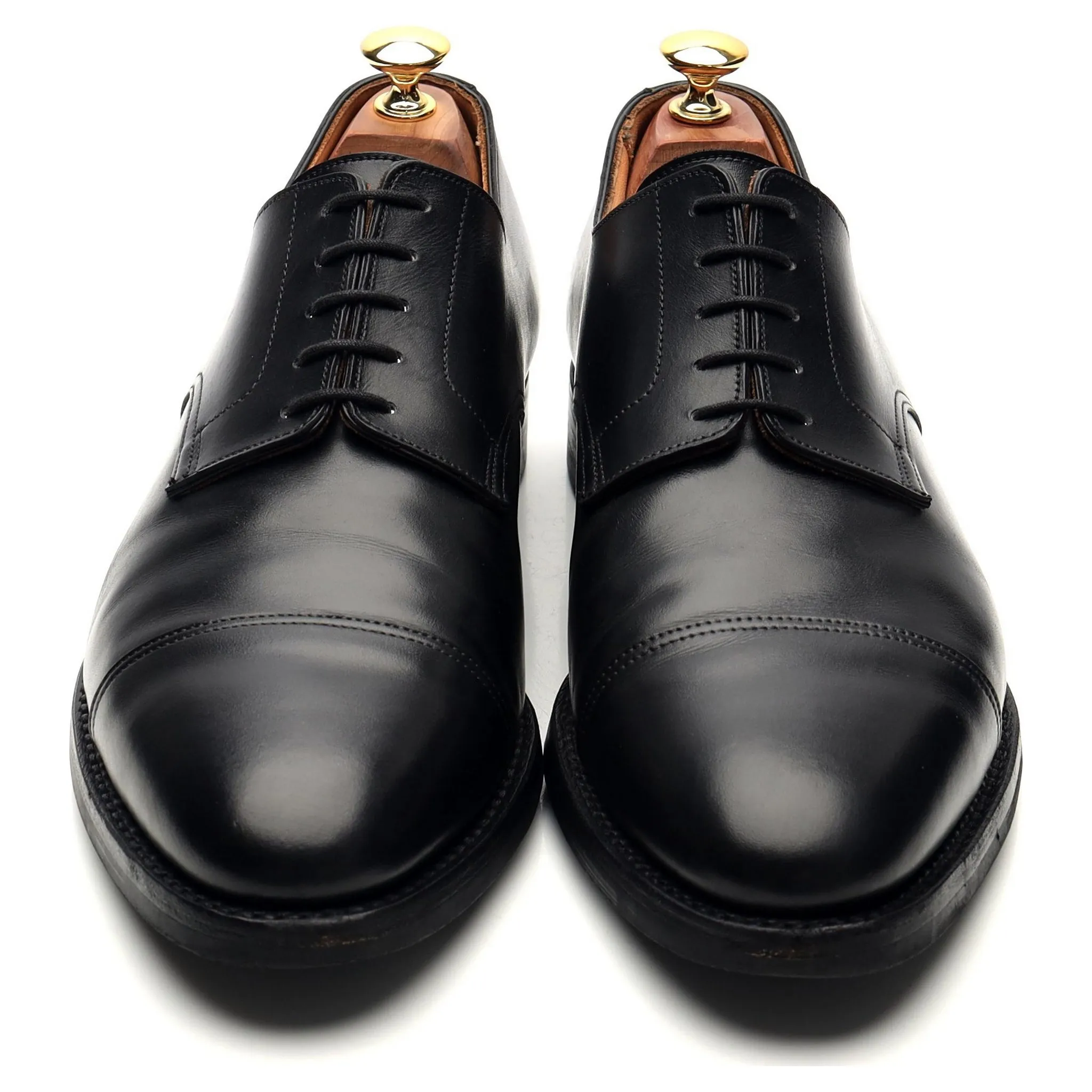 'Ripon' Black Leather Derby UK 9.5 E