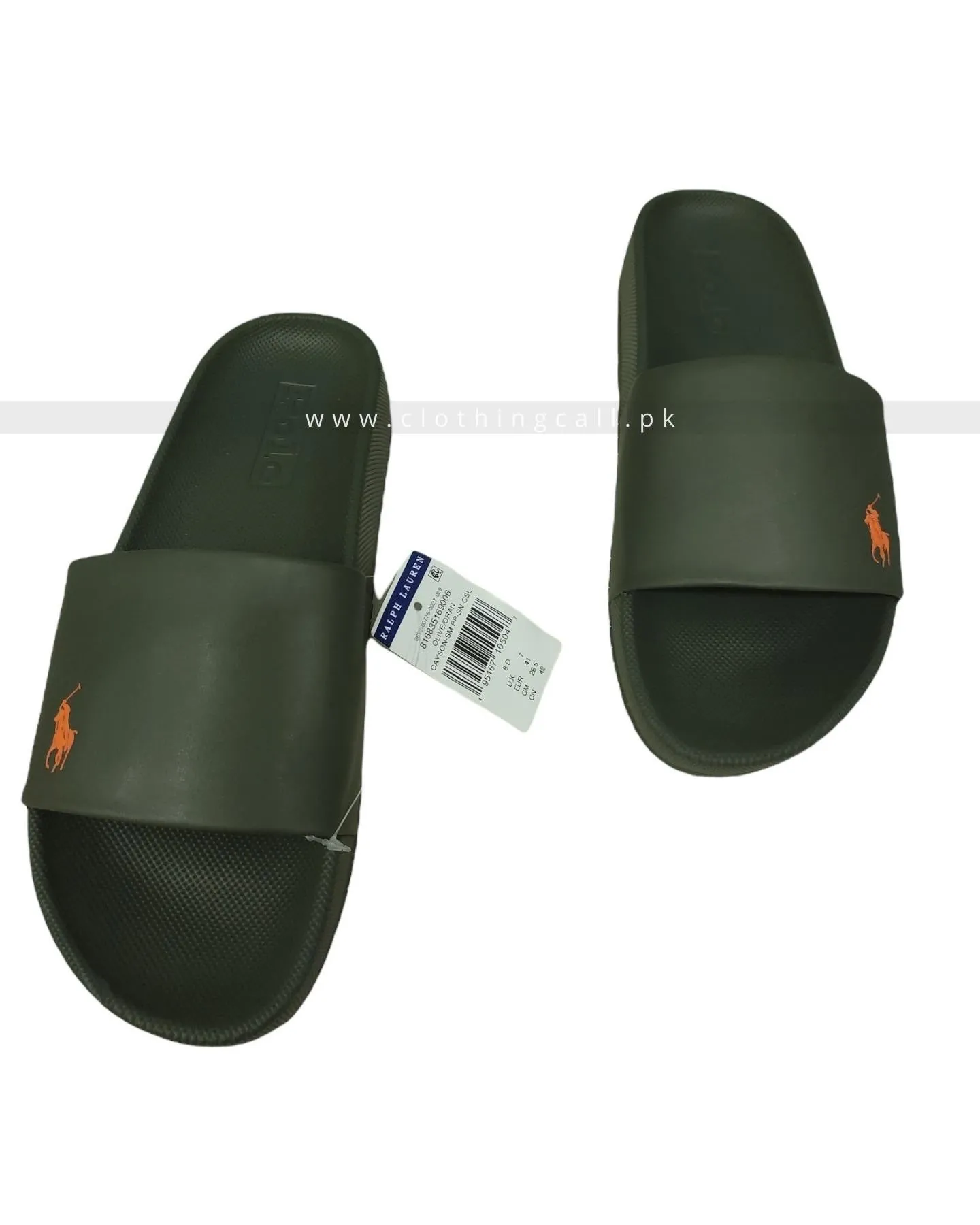 RL Cayson Olive Green Slide