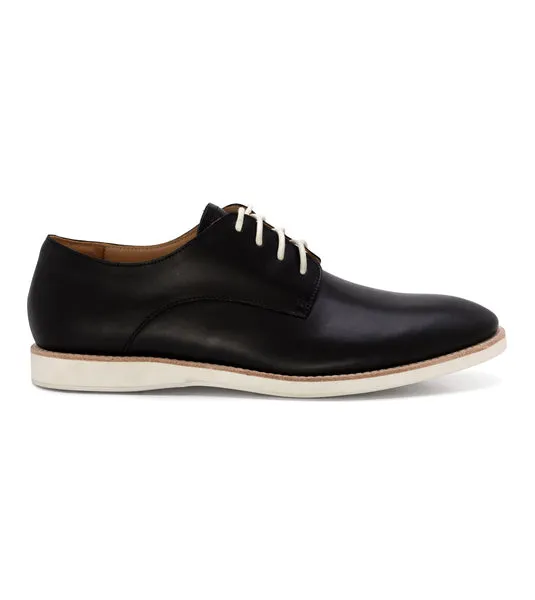 Rollie Nation Black Derby Shoes