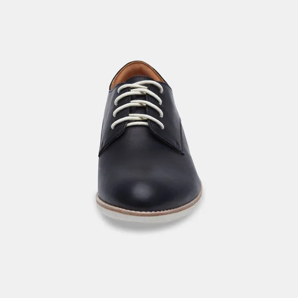 Rollie Nation Black Derby Shoes