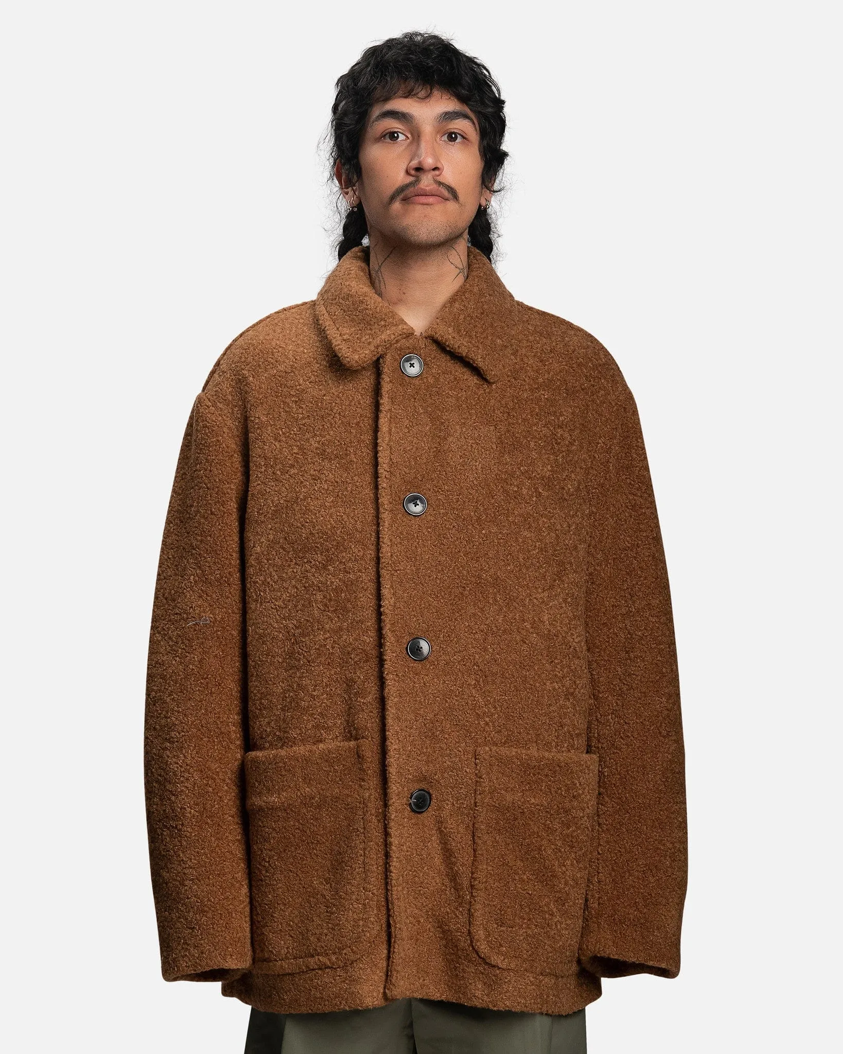 Ronnor Coat in Camel by Dries Van Noten