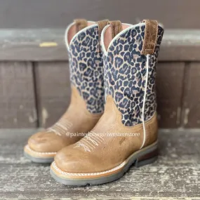 Roper Women's Leopard Print Square Toe Cowgirl Boots 7022-8260