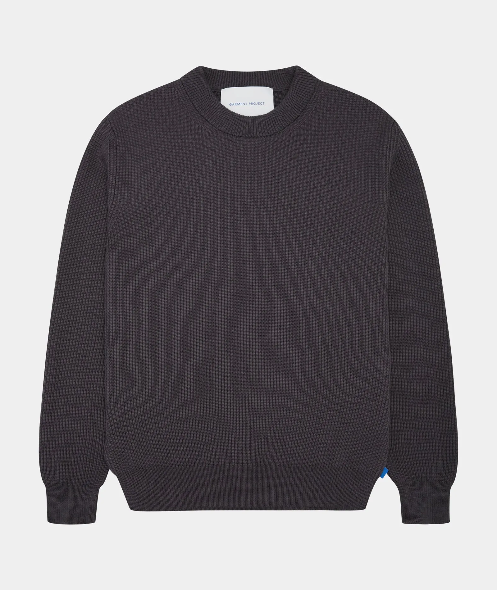 Round Neck Knit - Charcoal